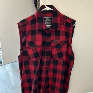 New large flannel cutoff from hot leather